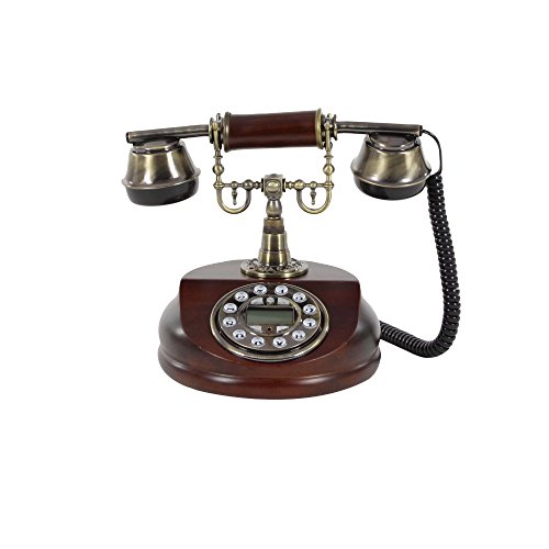 Algopix Similar Product 6 - Benzara Nostalgic Wood Metal Telephone