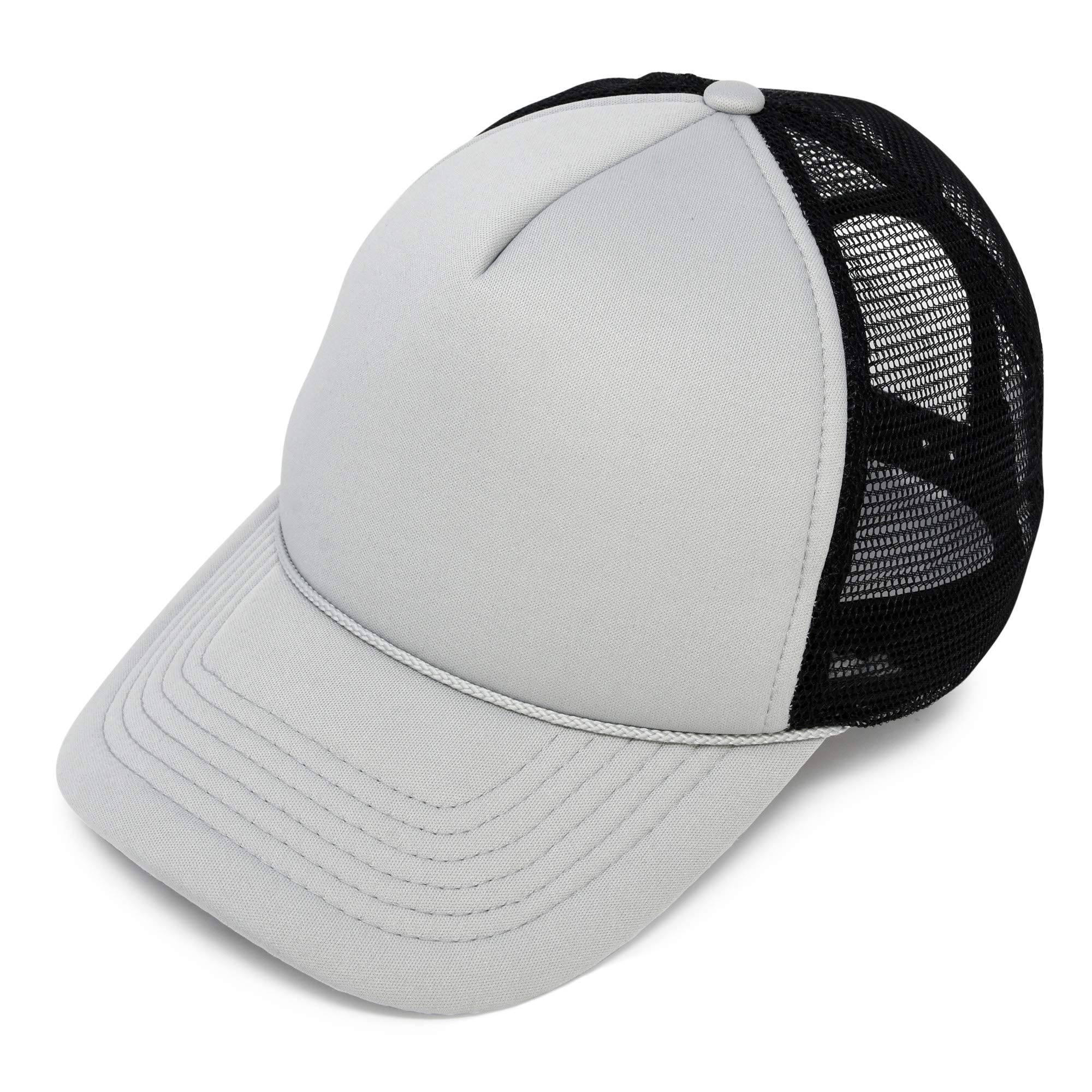 Algopix Similar Product 8 - DALIX Trucker Hat Two Toned Mesh Cap in