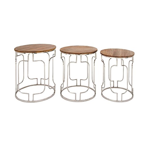 Algopix Similar Product 12 - Benzara Captivating Stainless Steel
