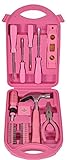 Algopix Similar Product 18 - Small Tool Box in Pink with Tools in
