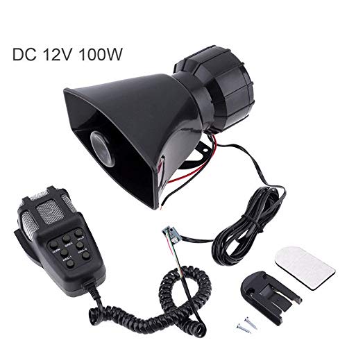 Algopix Similar Product 17 - PARTOL Car Siren Horn 7 Tone Sound with