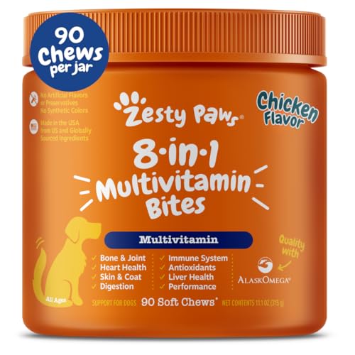 Algopix Similar Product 11 - Zesty Paws Multivitamin Treats for Dogs