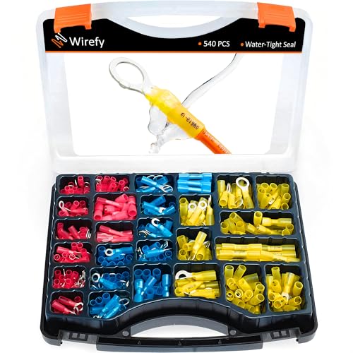 Algopix Similar Product 5 - Wirefy Heat Shrink Crimp Connectors Kit