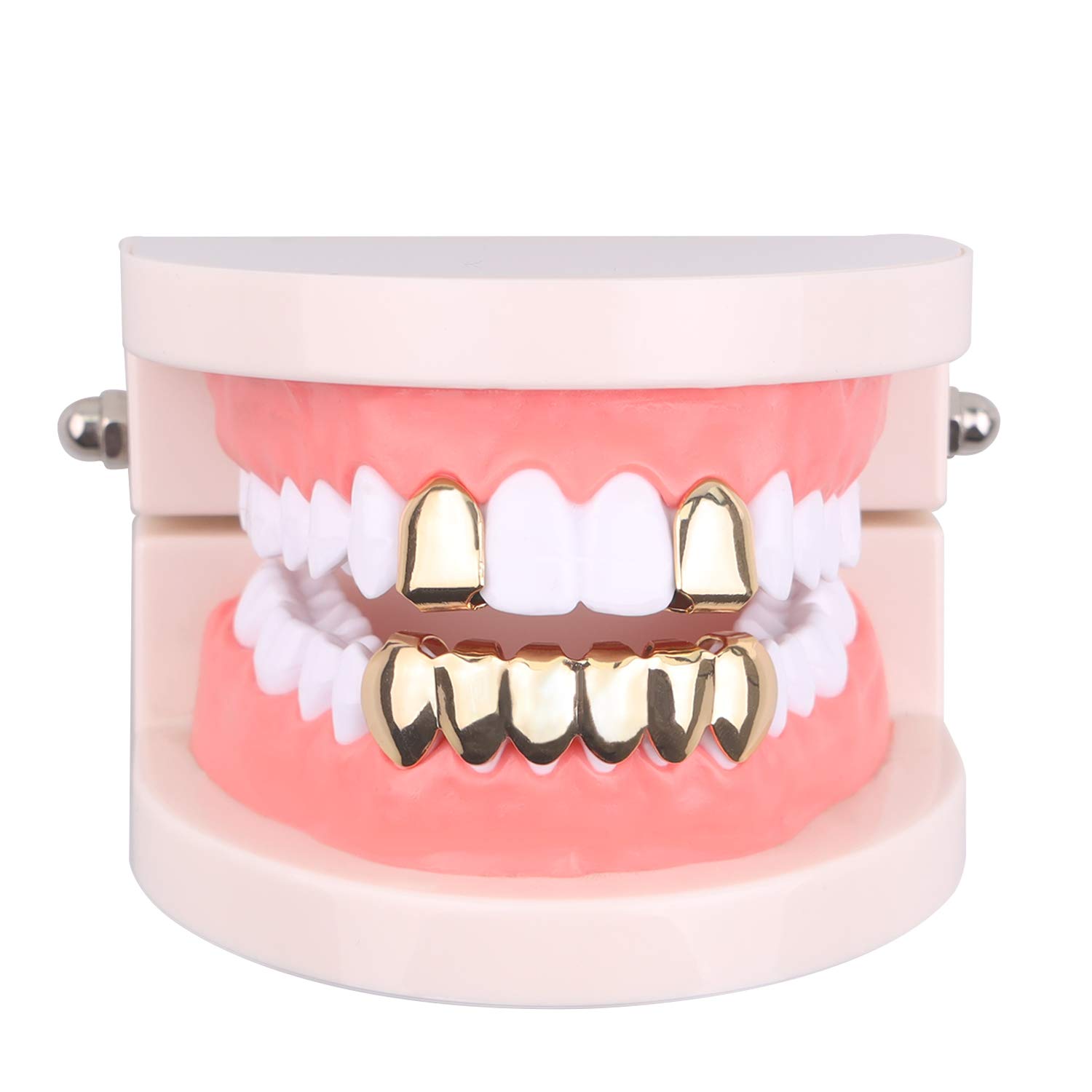 Algopix Similar Product 2 - Gold Grillz Mouth Teeth 24K Plated Gold