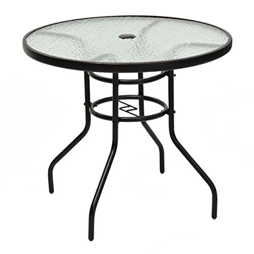 Algopix Similar Product 5 - Tangkula 32 Outdoor Patio Table Round
