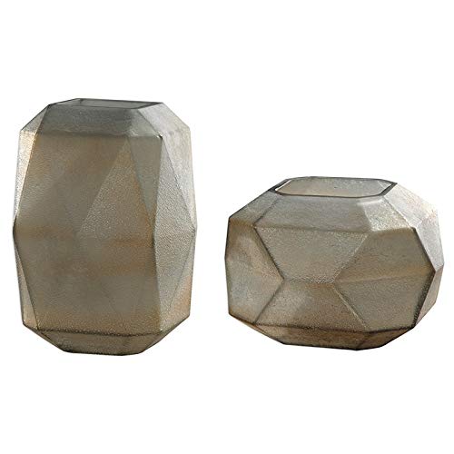 Algopix Similar Product 9 - Uttermost Luxmi 2 Piece Glass Vase Set