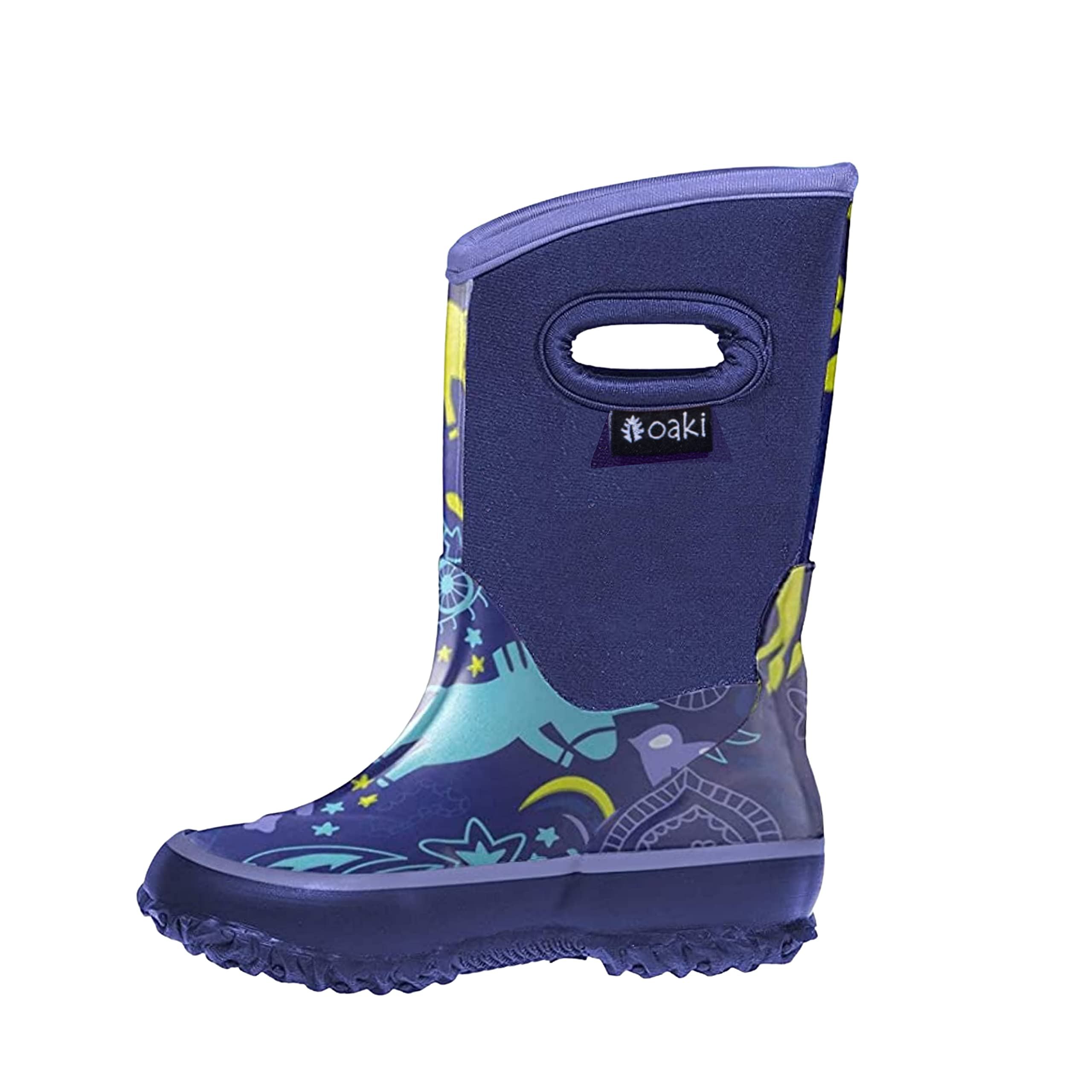 Algopix Similar Product 3 - OAKI Neoprene Boots, Purple Unicorn 9T