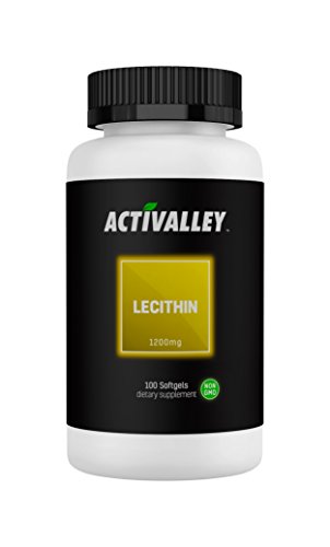 Algopix Similar Product 14 - Activalley Lecithin 1200 100 Softgels