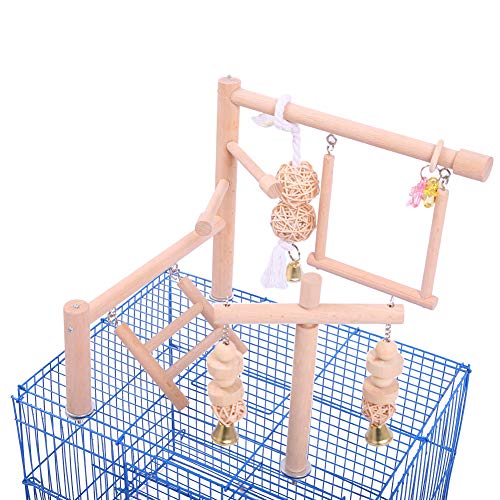 Algopix Similar Product 19 - QBLEEV Parrot Playstand Bird Play Stand