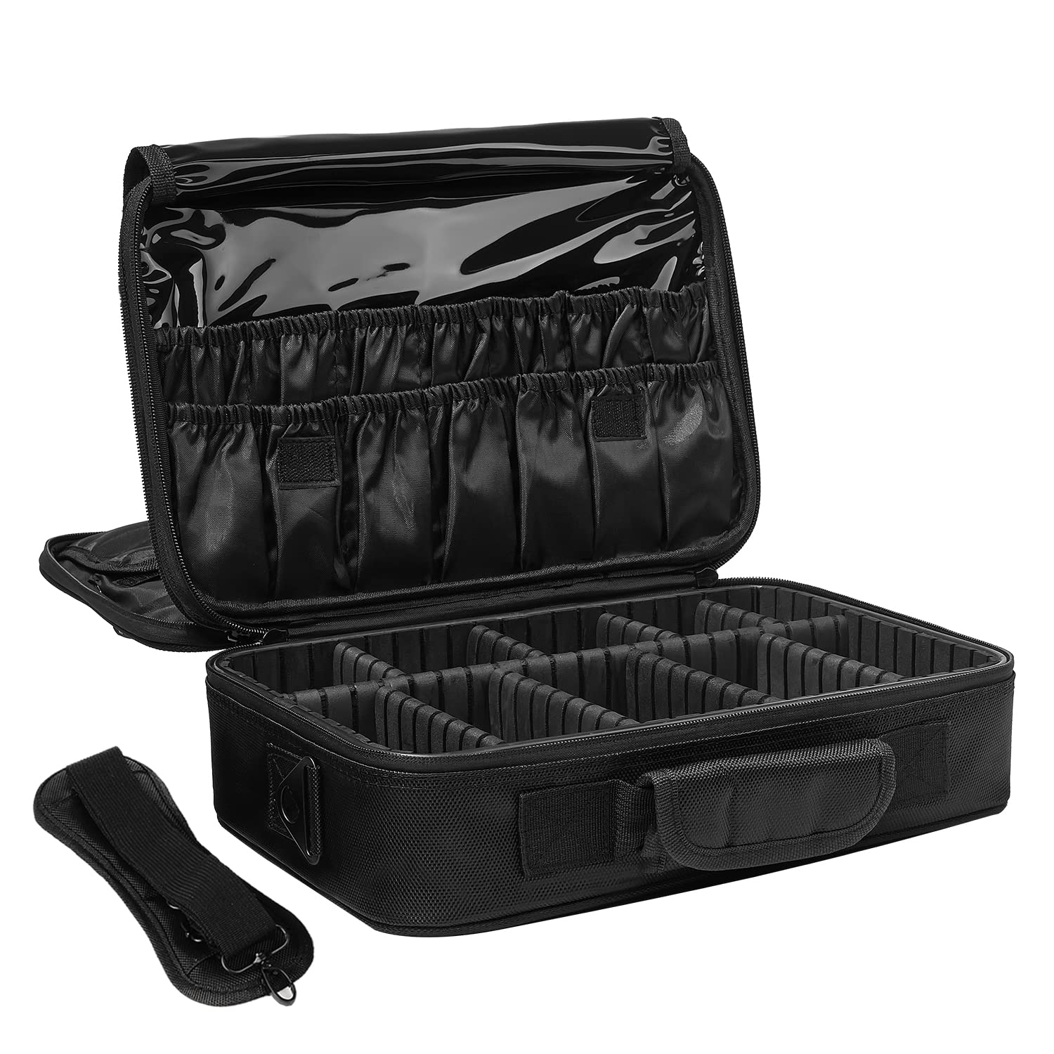 Algopix Similar Product 15 - VASKER Makeup Travel Organizer Large