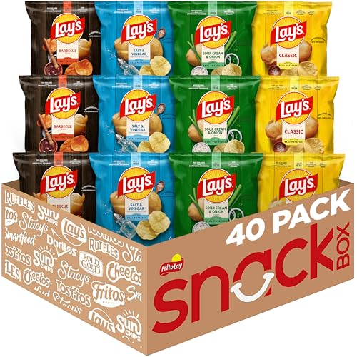 Algopix Similar Product 16 - Lays Potato Chips 4 Flavor Variety