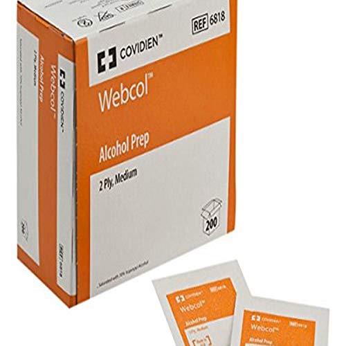 Algopix Similar Product 11 - COVIDIEN 6818pk6 6818 Webcol Alcohol
