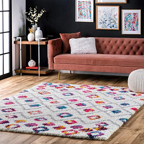 Algopix Similar Product 1 - nuLOOM Tatyana Moroccan Shag Area Rug