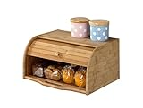 Algopix Similar Product 10 - Betwoo Natural Wooden Roll Top Bread