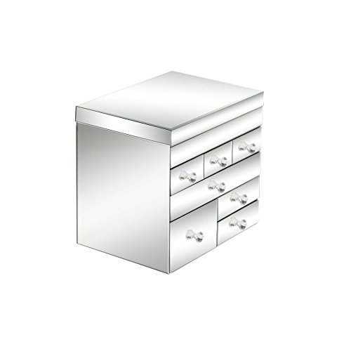 Algopix Similar Product 7 - Benzara Legacy 7 Drawers Jewelry Box