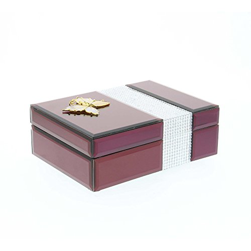 Algopix Similar Product 12 - Benzara Attractive Wood Glass Jewelry