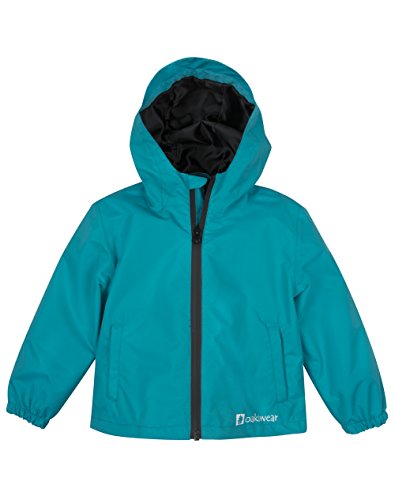Algopix Similar Product 19 - OAKI Kids Shell Rain Jacket Glacier
