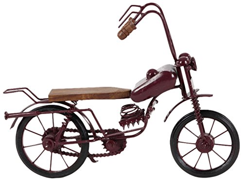 Algopix Similar Product 1 - Benzara Incredible Wood Black Bike Home