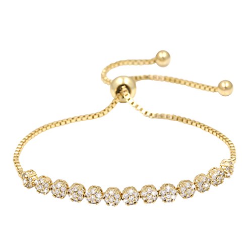 Algopix Similar Product 2 - WeimanJewelry Luxury 18K Gold Plated CZ
