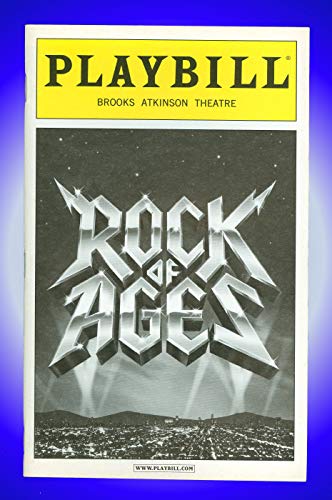 Algopix Similar Product 8 - Rock of Ages Broadway Playbill 