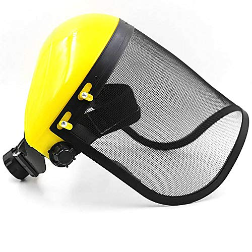 Algopix Similar Product 19 - Steel Metal Mesh Visor Safety Helmet