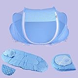 Algopix Similar Product 16 - Bazaar 4Pcs Foldable Infant Baby Bed