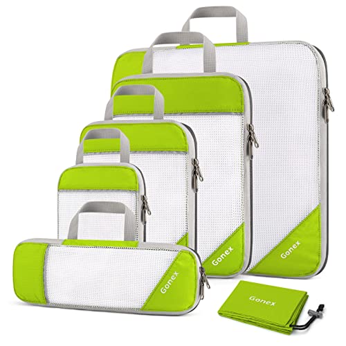 Algopix Similar Product 16 - Gonex Compression Packing Cubes Mesh