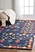 Algopix Similar Product 5 - nuLOOM Jannet Tribal Wool Rug 5 x 8