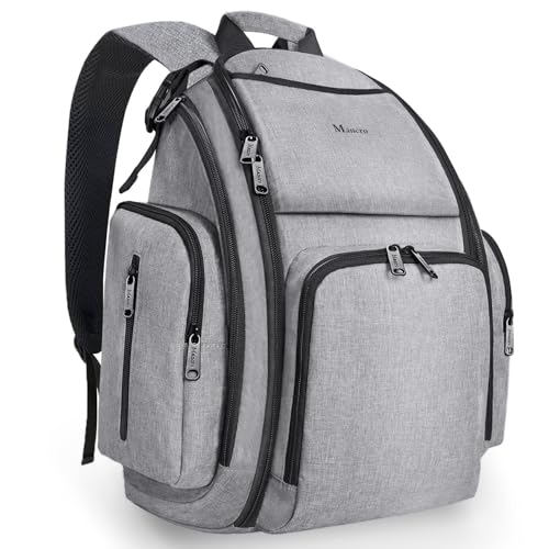 Algopix Similar Product 2 - Mancro Diaper Bag Backpack Large