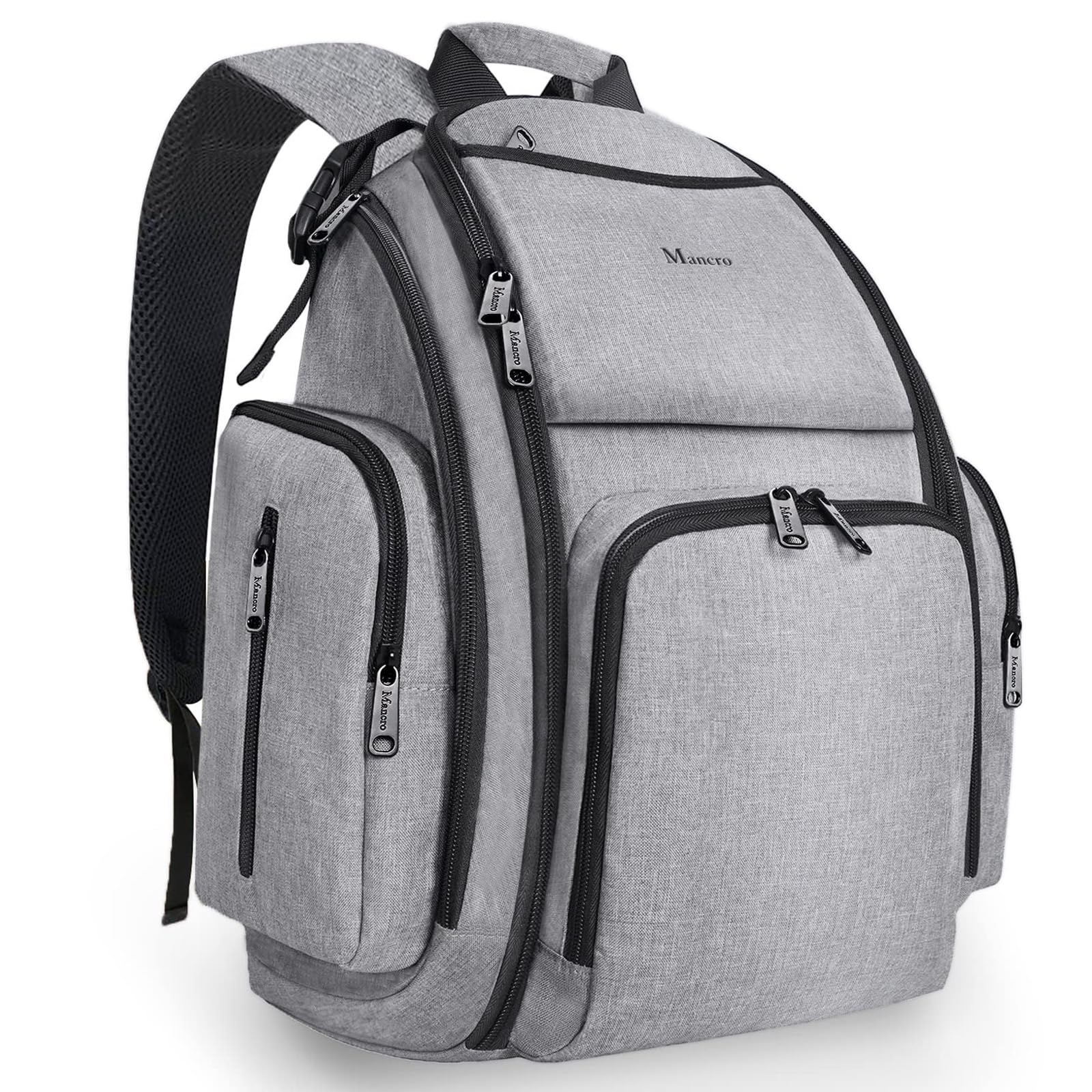 Algopix Similar Product 13 - Mancro Diaper Bag Backpack Large