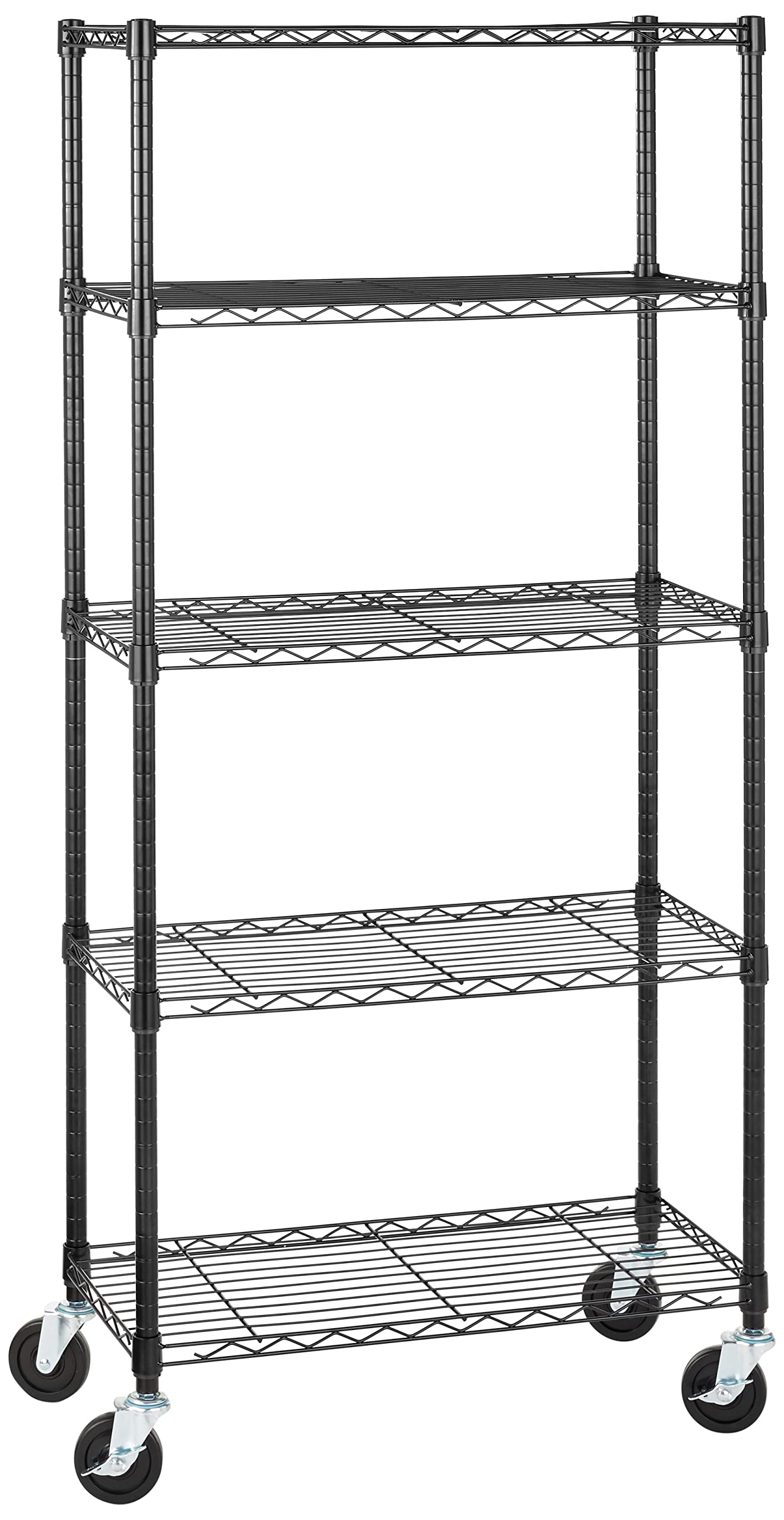 Algopix Similar Product 12 - Amazon Basics 5Shelf Adjustable Heavy