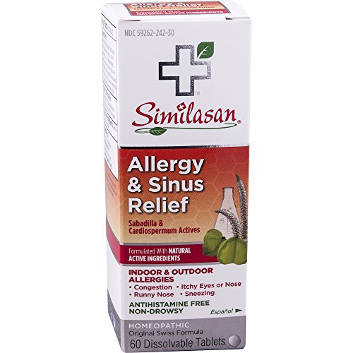 Algopix Similar Product 2 - Similasan Allergy & Sinus Relief, 60 ct