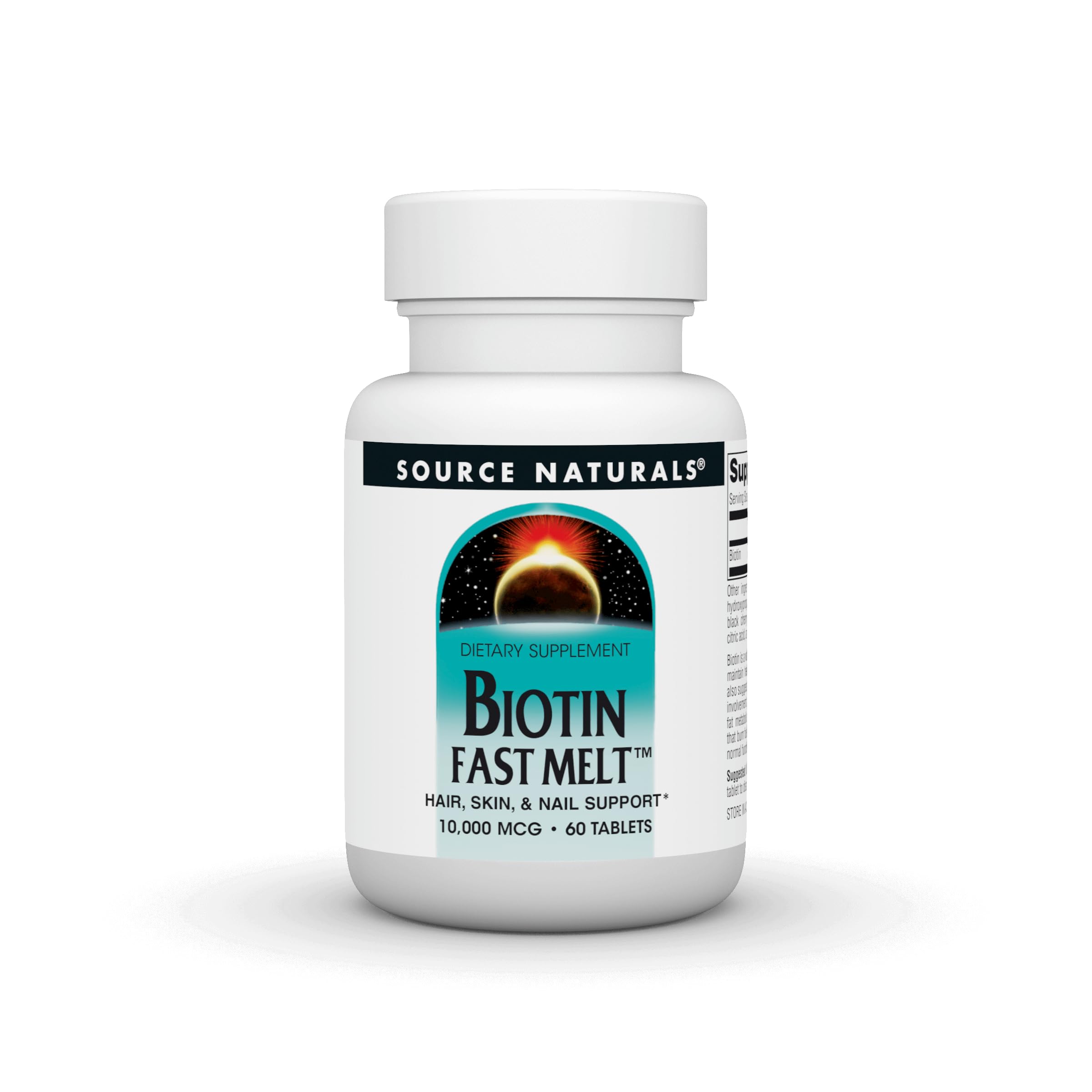 Algopix Similar Product 6 - Source naturals Biotin Fast Melt Hair