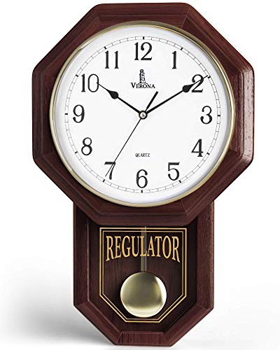 Algopix Similar Product 6 - Pendulum Wall Clock Regulator Clock