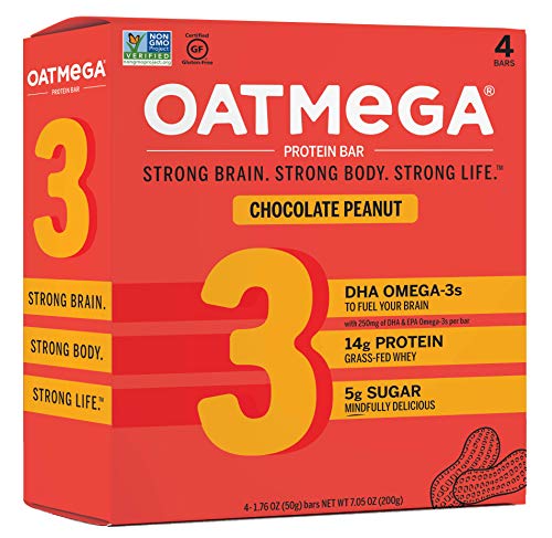 Algopix Similar Product 4 - Oatmega Protein Bars Chocolate Peanut