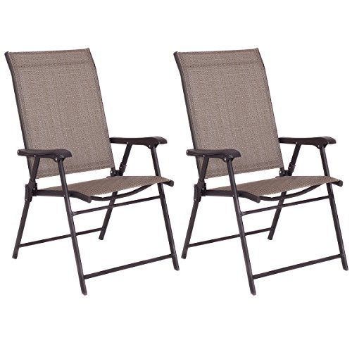 Algopix Similar Product 15 - Giantex Set of 2 Patio Dining Chairs