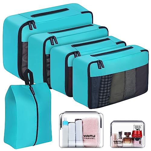 Algopix Similar Product 1 - YAMIU Packing Cubes for Suitcases 7