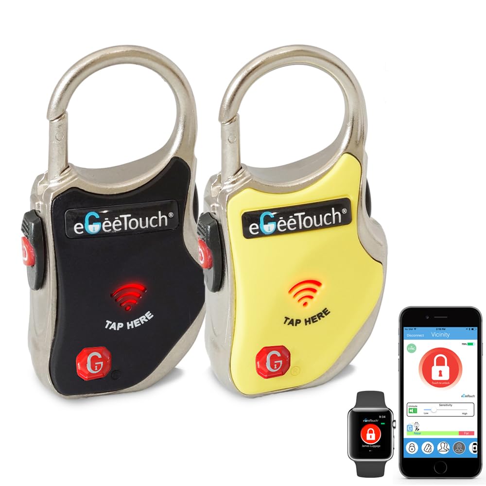 Algopix Similar Product 11 - eGeeTouch Smart Travel LockSecure 