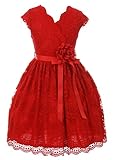 Algopix Similar Product 12 - iGirlDress Big Girls Floral Design Lace