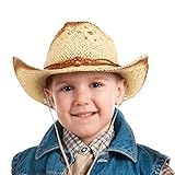 Algopix Similar Product 14 - D Diana Dickson Kids Straw Cowboy Hat