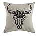 Algopix Similar Product 1 - Saverio Inc Rustic Cow Skull Sequin