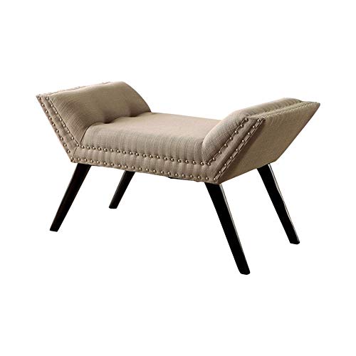 Algopix Similar Product 11 - Benzara Wesby Contemporary Bench, Ivory