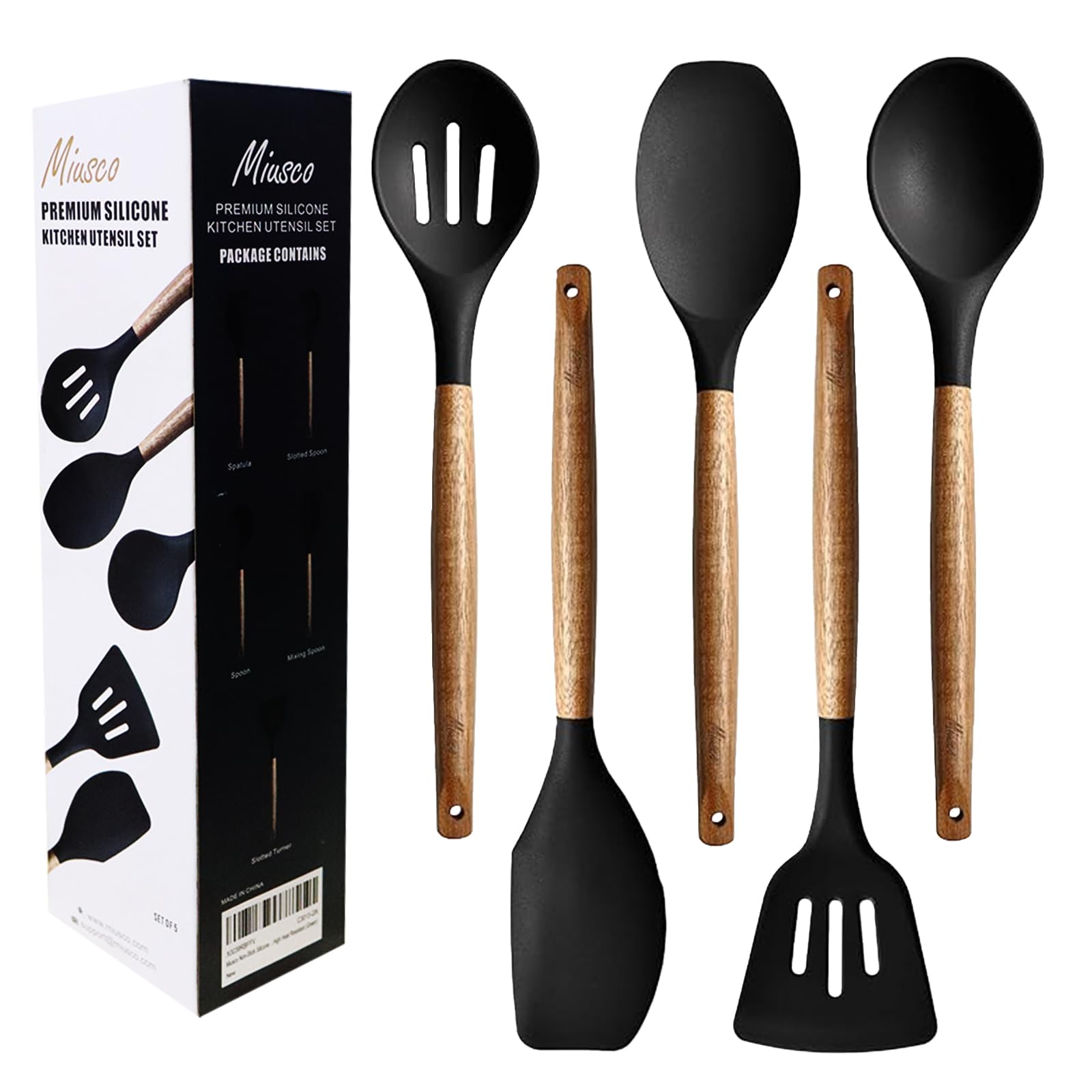 Algopix Similar Product 13 - Kitchen Utensils Set Silicone Cooking