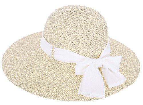 Algopix Similar Product 15 - Straw Hat Womens Wide Brim Summer