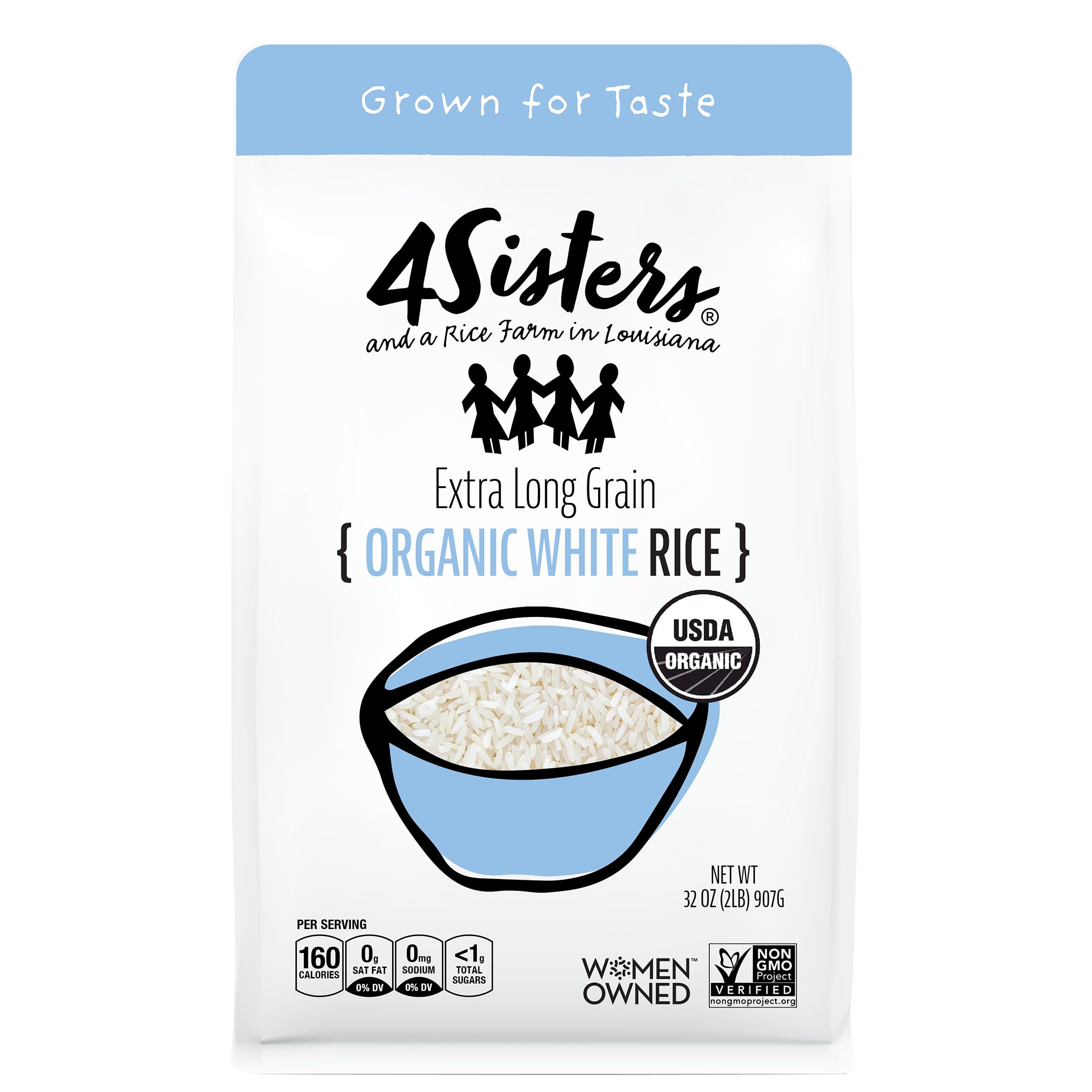 Algopix Similar Product 10 - 4Sisters  Organic Long Grain White