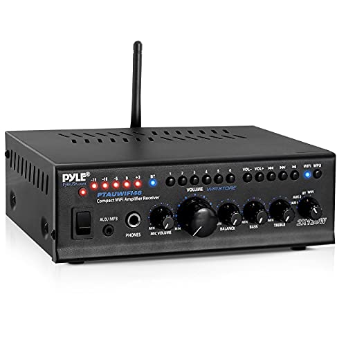 Algopix Similar Product 7 - Pyle WiFi Stereo Amplifier Receiver