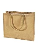 Algopix Similar Product 8 - Natural Burlap Tote Bags Reusable Jute