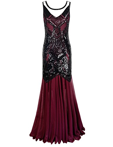 Algopix Similar Product 20 - PrettyGuide Women Sequin Art Deco 1920s