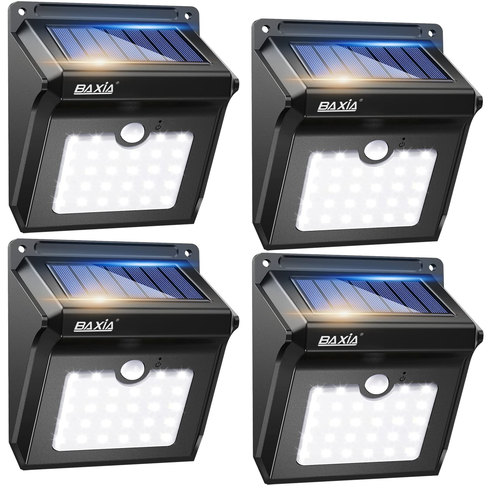 Algopix Similar Product 19 - BAXIA TECHNOLOGY Solar Outdoor Lights