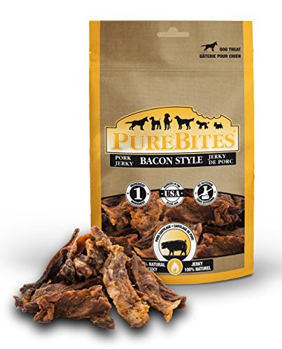 Algopix Similar Product 3 - Purebites Bacon Jerky Treats For Dogs